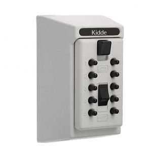 KeySafe Original Permanent, 5 Key Holder, Push, White