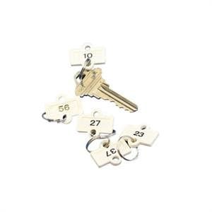 Key Cabinet Pro Extra Key Tags, White, 70 Count