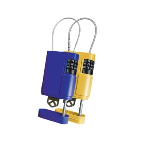 Portable Stor-A-Key, Blue & Yellow