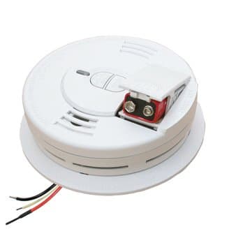120V AC Hardwired Front-Load Smoke Alarm with Alkaline Battery Backup