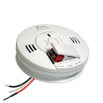 AC/DC Wire-In Photoelectric Smoke/CO Alarm with Voice Warning 