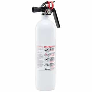 711A Rated, 2.5# White Kitchen Fire Extinguisher with Wall Hook, Disposable