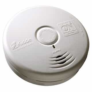 Kidde Worry-Free DC Photoelectric Smoke Alarm with Safety Light