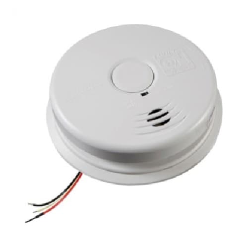 120V AC/DC Combination Smoke & Carbon Monoxide Alarm w/Voice, 10 Yr Sealed Battery Backup