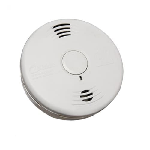 DC Combination Smoke and Carbon Monoxide Alarm w/Voice, 10 Yr Sealed Battery, Clamshell
