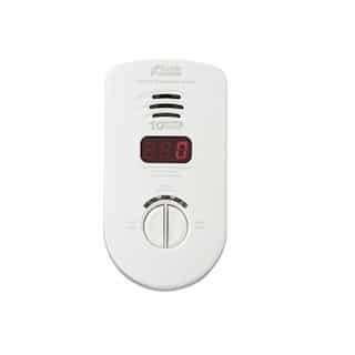 Kidde 120V AC/DC Plug-in Carbon Monoxide Alarm, 10 Yr Sealed Backup, Digital Display, 4 Pack