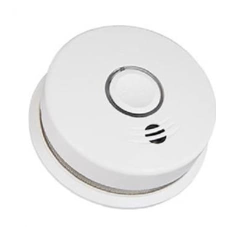 10 Yr Sealed Wireless Interconnected Battery Powered Smoke Alarm w/Voice, Photoelectric
