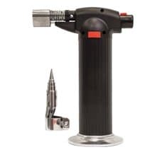 King Innovation Mini Butane Gas Quick Light Torch with Continuous Flame