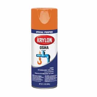 Krylon 12 oz Industrial OSHA Paint, Safety Orange