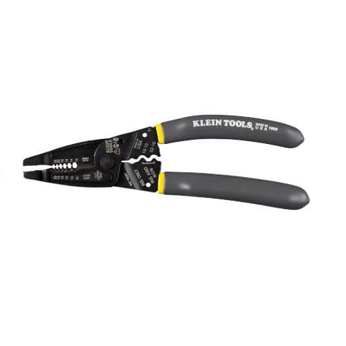 Klein Tools Long-Nose Wire Stripper & Crimper w/Precision Shear Blades