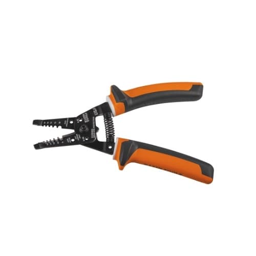 Klein Tools Insulated Wire Stripper/Cutter, Orange & Gray