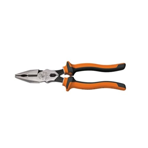Klein Tools Insulated Combination Pliers, Orange & Gray