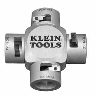 Klein Tools Large Cable Stripper w/ Clover Design for 350-750 MCM Cable