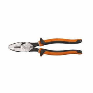 Insulated 9" Slim Side-Cutting Pliers, Orange & Gray