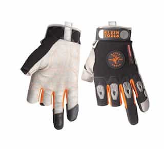 Klein Tools XL Journeyman Fingerless Framer Gloves
