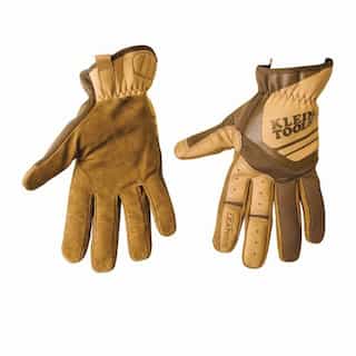 Klein Tools Journeyman Leather Utility Gloves, XL