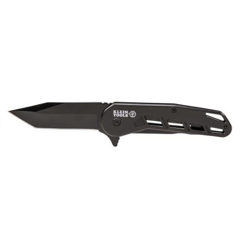 Bearing Assisted Open Pocket Knife w/ Durable Tanto Blade, Stainless Steel