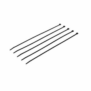 Klein Tools 11.5-in Cable Ties, 50lbs, Black