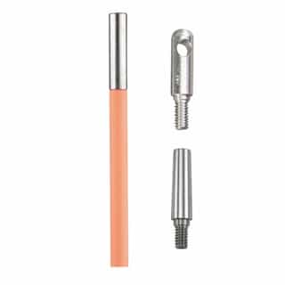 Klein Tools 5-ft Lo-Flex Glow Rod, Bright Orange