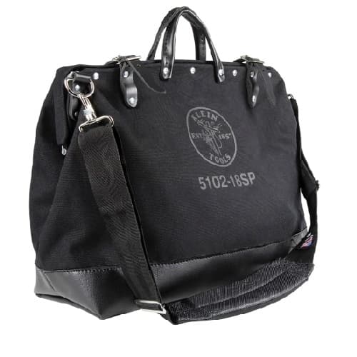 18-in Deluxe Tool Bag, Black