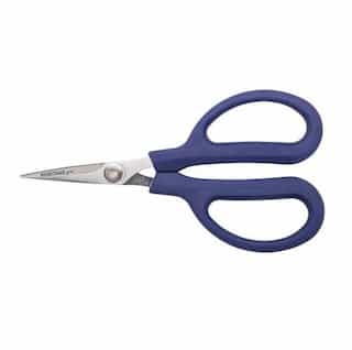 Klein Tools 6.375-Inch Purple Carbon Steel Straight Utility Scissors