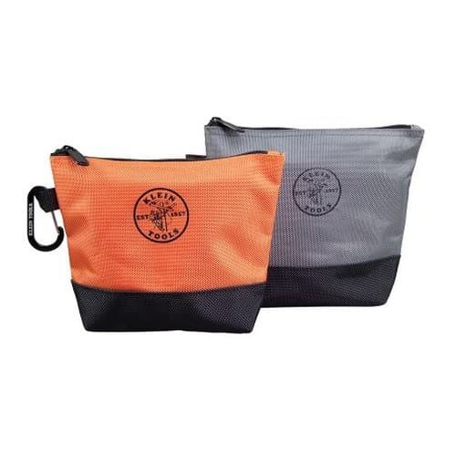 Single Pocket Stand Up Zipper Storage Bags, Two Pack