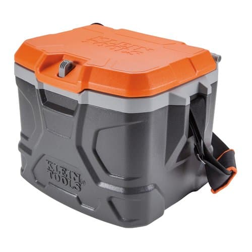 Klein Tools 17 Quart Black/Orange Tradesman Pro Tough Box Cooler