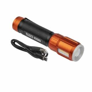 Rechargeable LED Flashlight w/ Worklight