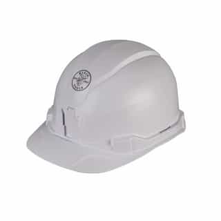 Hard Hat, Cap Style, Non-Vented, White