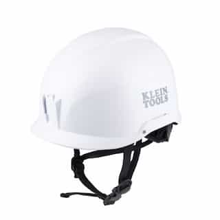 Non-Vented Safety Helmet, Class E, White