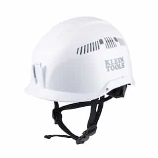 Vented Safety Helmet, Class C, White