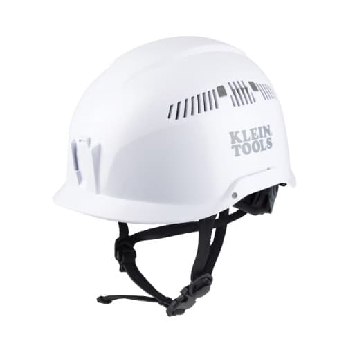 Klein Tools Vented Safety Helmet, Class C, White