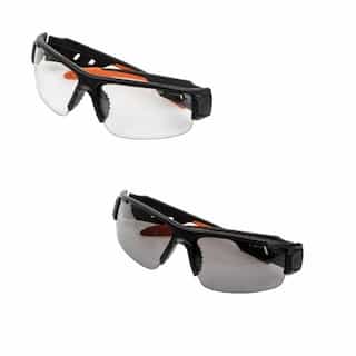 Klein Tools Professional Protective Eyewear, Black & Orange, Combo