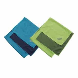 Klein Tools Mesh Cooling Towel, Blue/Lime