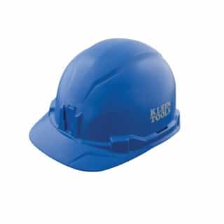 Non-Vented Hard Hat, Cap Style, Blue