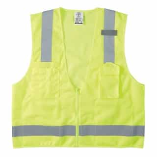 Reflective Safety Vest, High-Visibility Yellow, Medium/Large