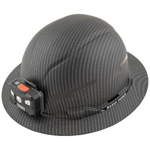 Klein Tools KARBN Premium Hard Hat w/ Headlamp, Non-vented, Class E, Up to 20kV