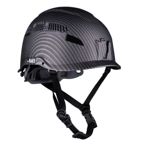 Klein Tools Safety Helmet with Headlamp, Non-Vented, KARBN Pattern, Class C