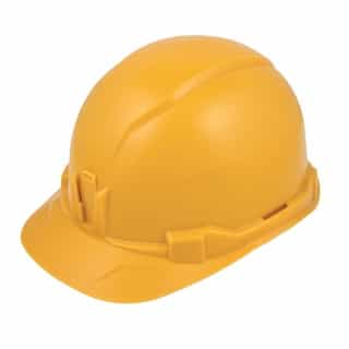 Klein Tools Hard Hat, Non-Vented, Cap Style, Yellow