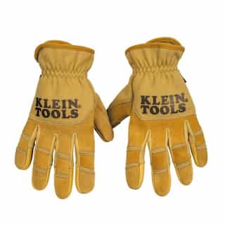 Klein Tools All Purpose Leather Gloves, Medium