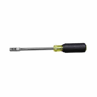 Klein Tools 6-Inch 2-in-1 Hex Head Slide Drive Nut Driver with Cushion Grips