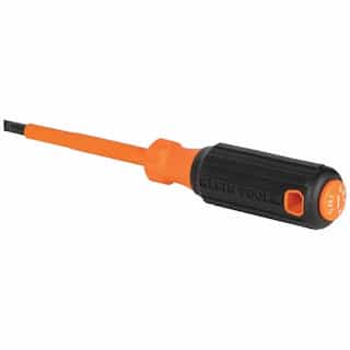 0.25-in Cabinet Tip Insulated Screwdriver, 4-in Round Shank