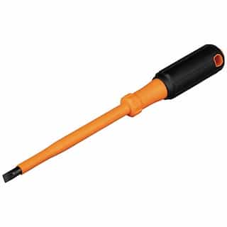 Klein Tools 0.31-in Cabinet Tip Insulated Screwdriver, 6-in Shank