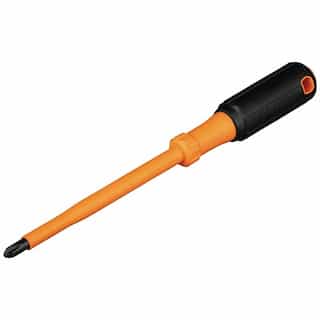 Klein Tools #3 Phillips Tip Insulated Screwdriver, 6-in Shank