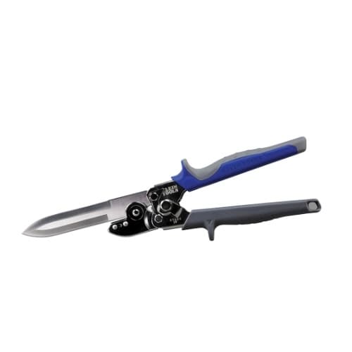 Duct Cutter with Built-In Wire Cutter, Blue & Gray