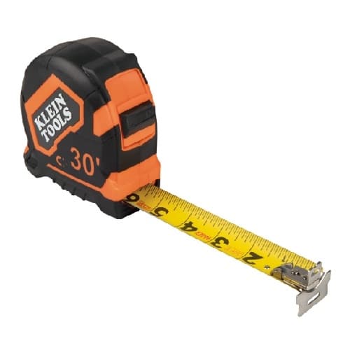 Klein Tools 30-ft Tape Measure, Double-Hook