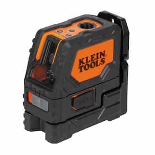 Klein Tools Self-Leveling Green Cross-Line Laser Level w/ Red Plumb