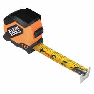 16-ft Compact Tape Measure w/ Double Hook