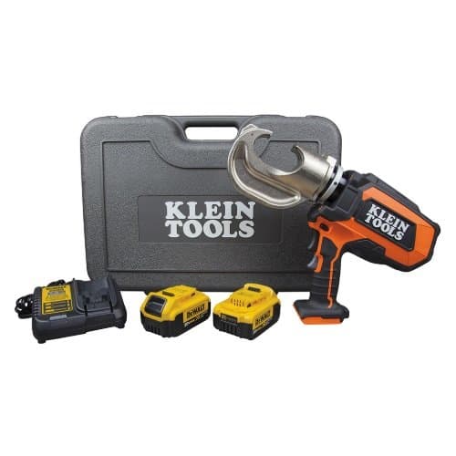 Klein Tools 20V Battery-Operated 12-Ton Crimper Kit