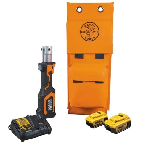 20V Battery-Operated Cutter/Crimper Kit (No Heads), 4 Ah